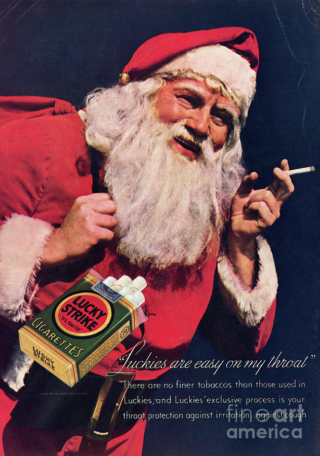 Lucky Strike Cigarettes Advertisement Photograph by Bettmann