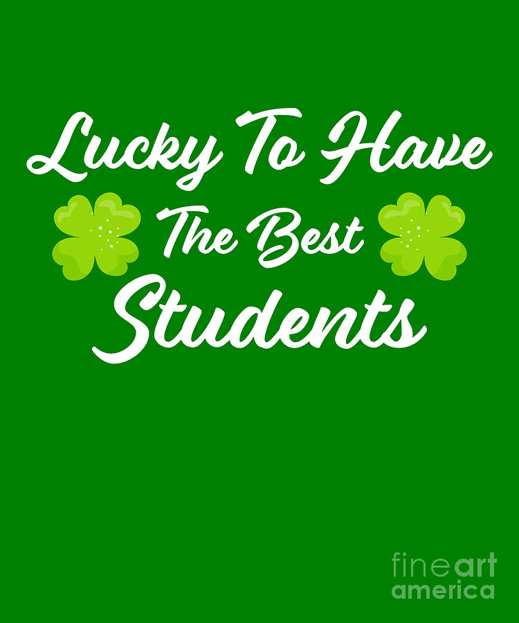 lucky to be a kindergarten teacher st patricks day t shirt