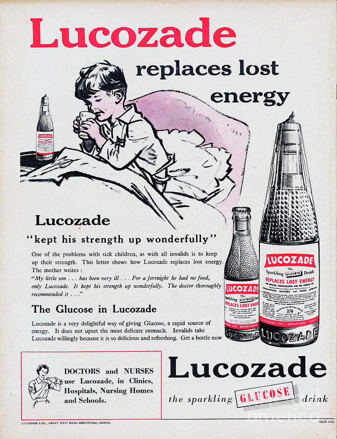 Lucozade Photograph by Picture Post