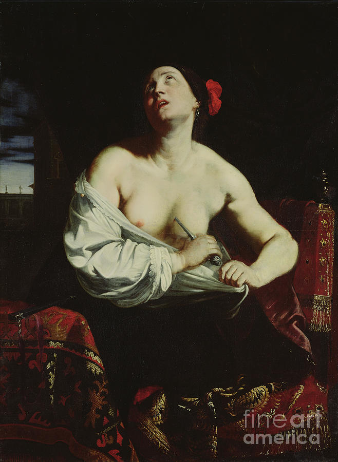 Lucretia, C.1640 Painting by Massimo Stanzione