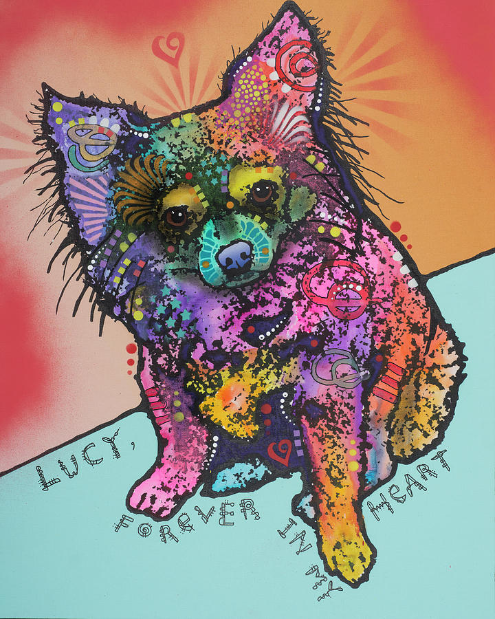 Animal Mixed Media - Lucy B by Dean Russo