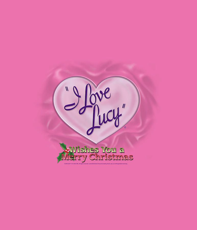 Lucille Ball Digital Art - Lucy - Christmas Logo by Brand A