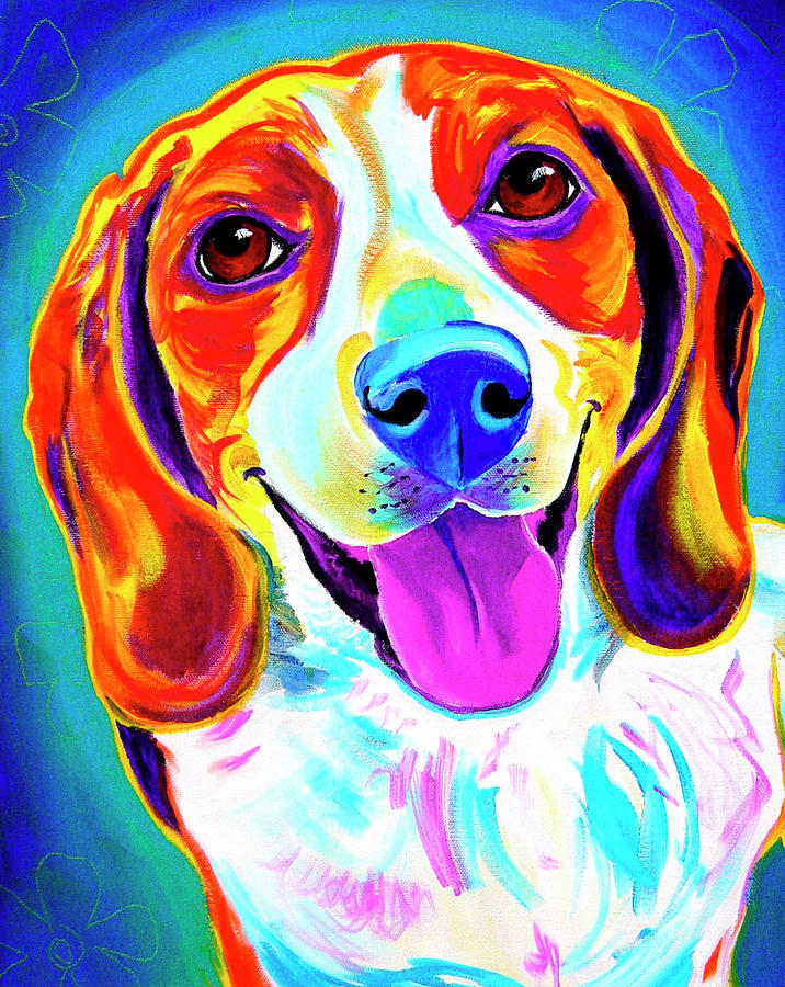 Lucy Painting By Dawgart - Fine Art America