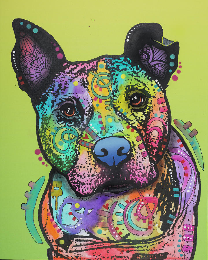 Animal Mixed Media - Lucy by Dean Russo