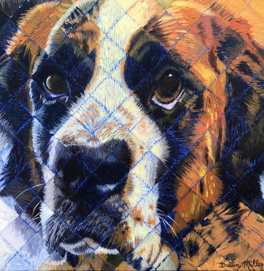 Lucy Painting by Dustin Miller