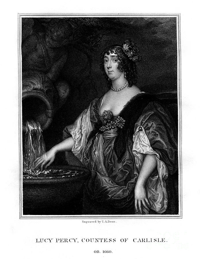 Lucy Hay, Countess Of Carlisle, English Drawing by Print Collector