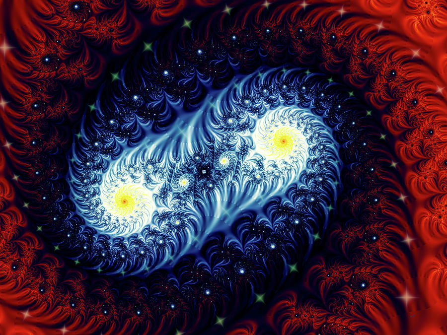 Fractal Digital Art - Lucy In The Sky by Fractalicious