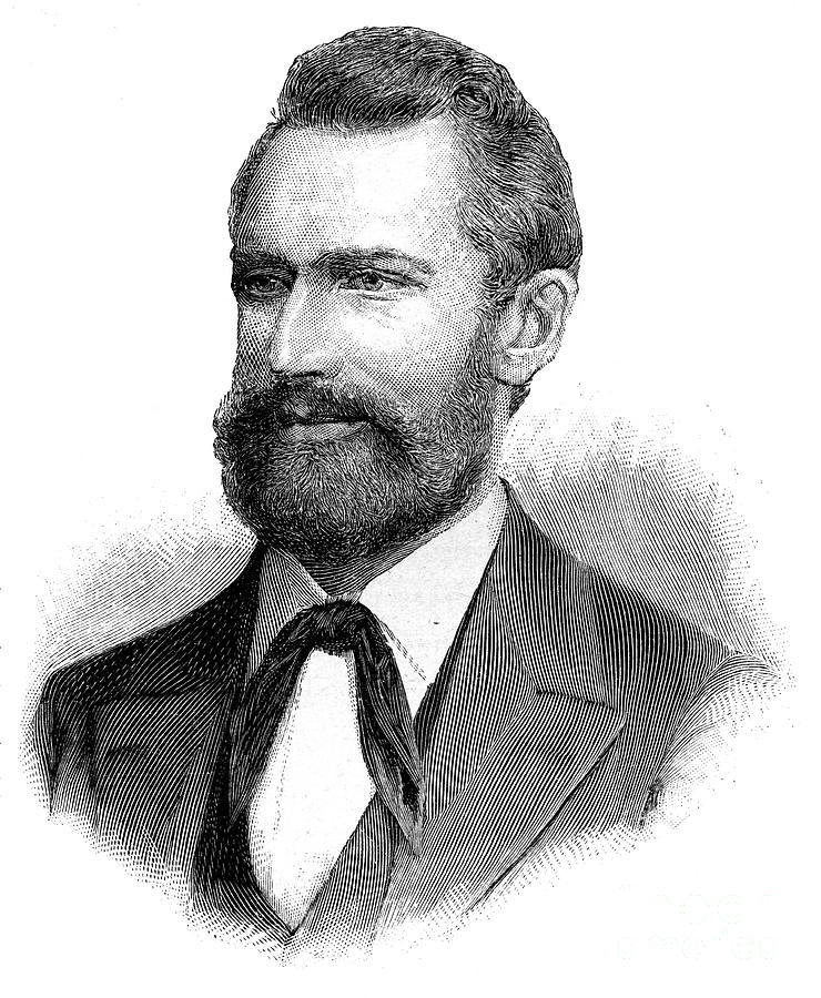 Ludwig Leichhardt, 19th Century Drawing by Print Collector