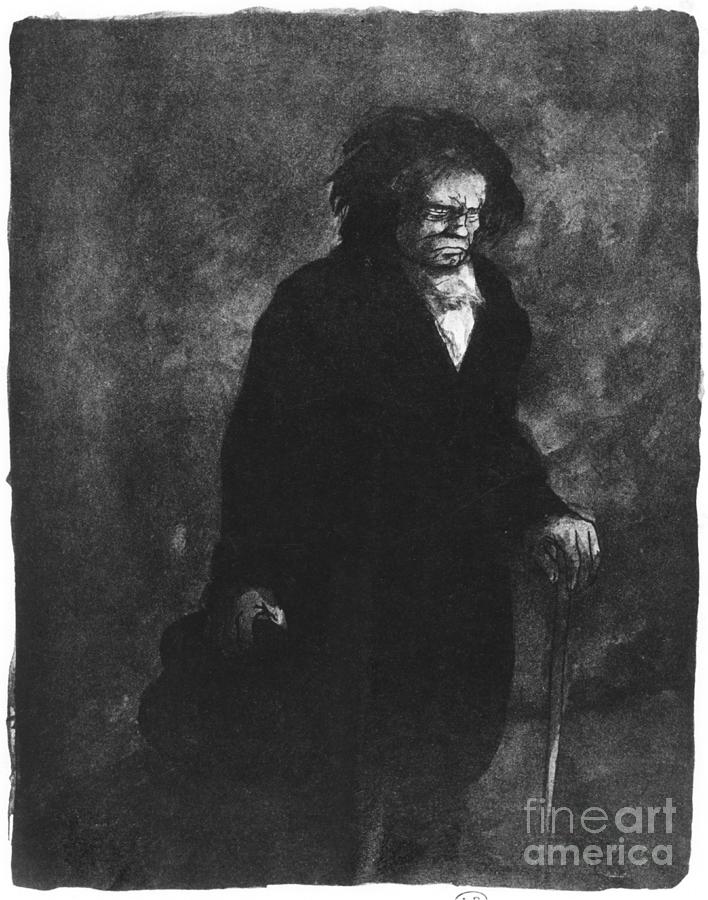 Ludwig Van Beethoven Photograph by Bernard Naudin