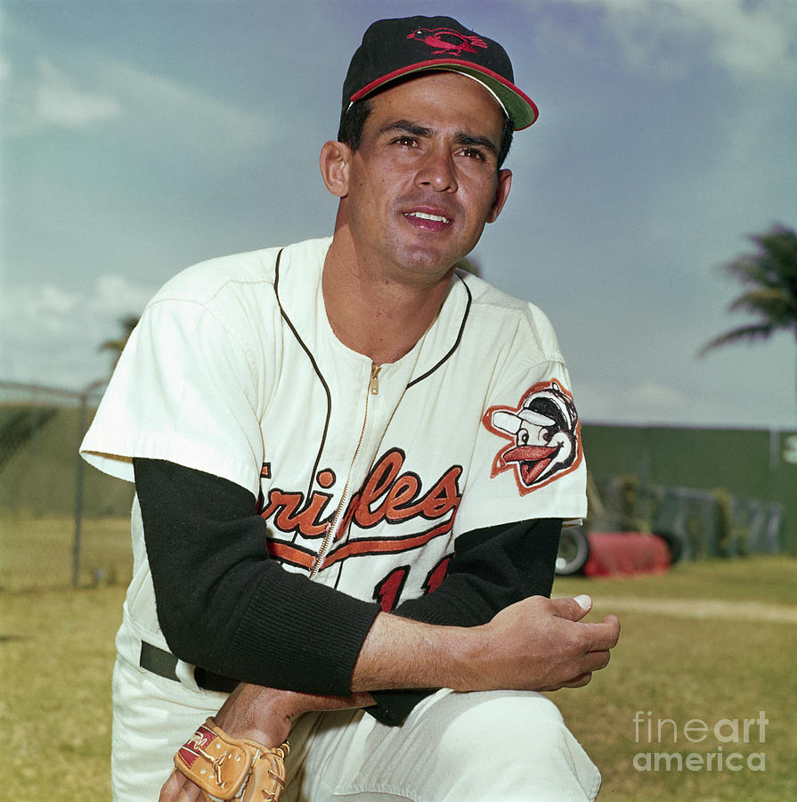 Luis Aparicio Of The Chicago White Sox by Bettmann