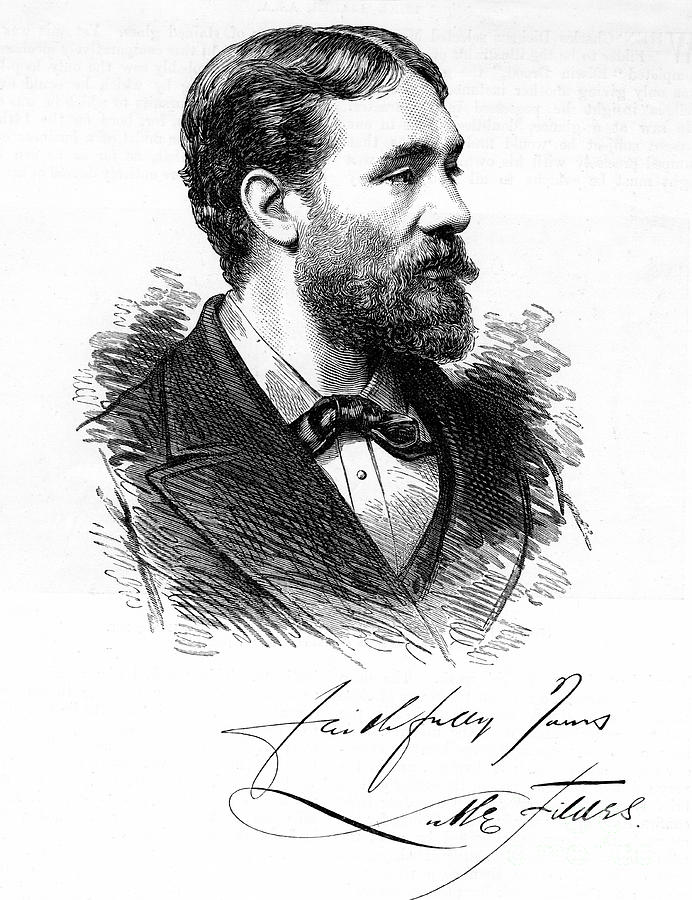Luke Fildes, Artist, 19th Century Drawing by Print Collector