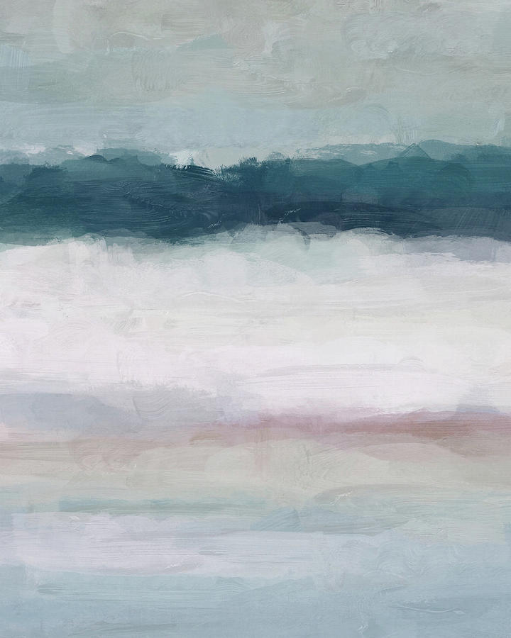 Lullaby Waves I Painting by Rachel Elise