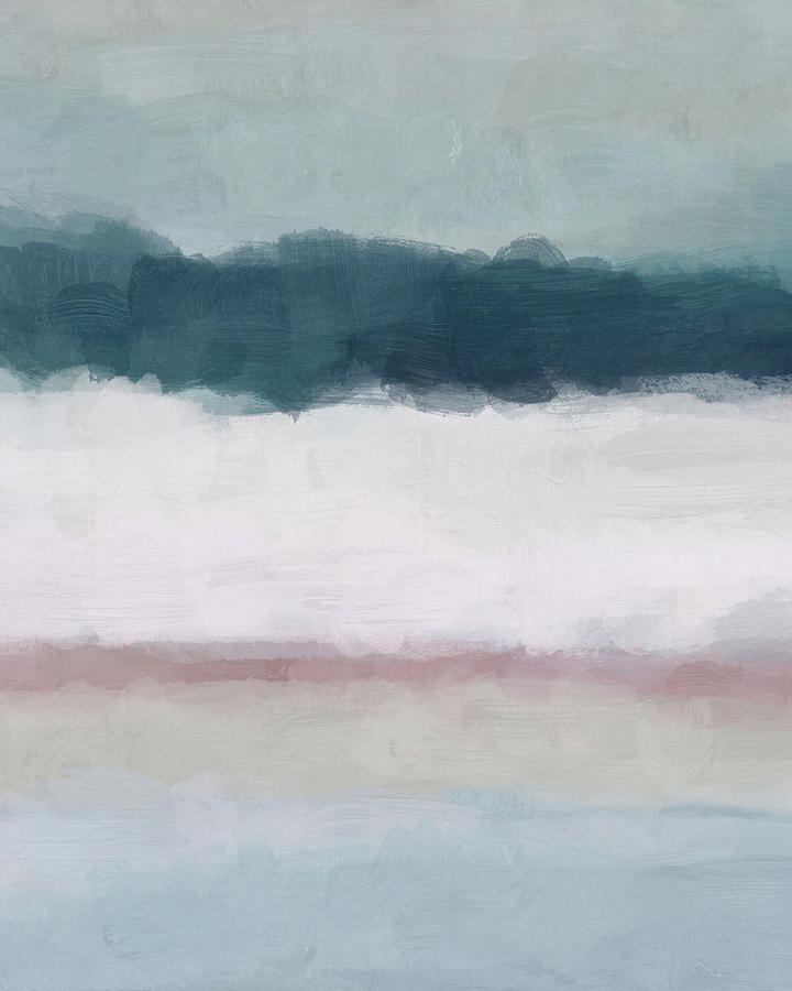 Lullaby Waves II Painting by Rachel Elise