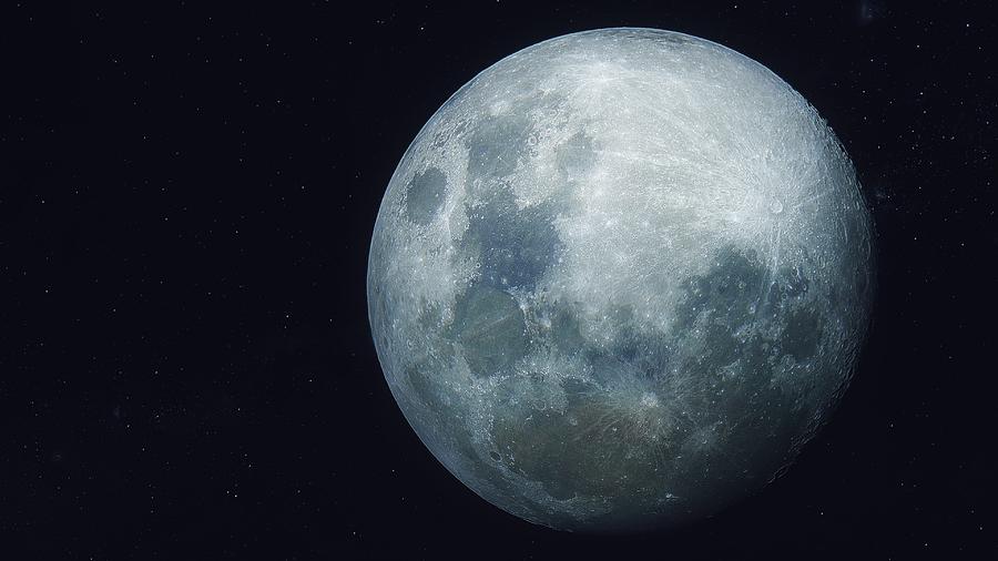 Space Photograph - Lunar Dream by Taransohal