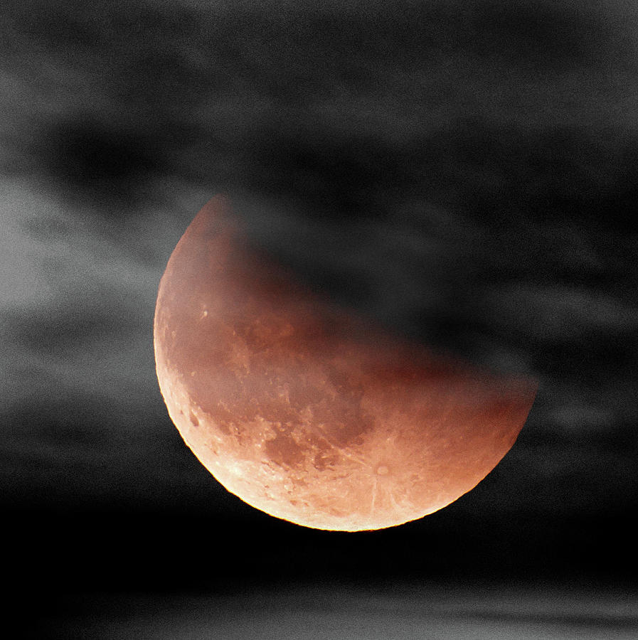 Lunar Eclipse Photograph by Photo By Per Ottar Walderhaug