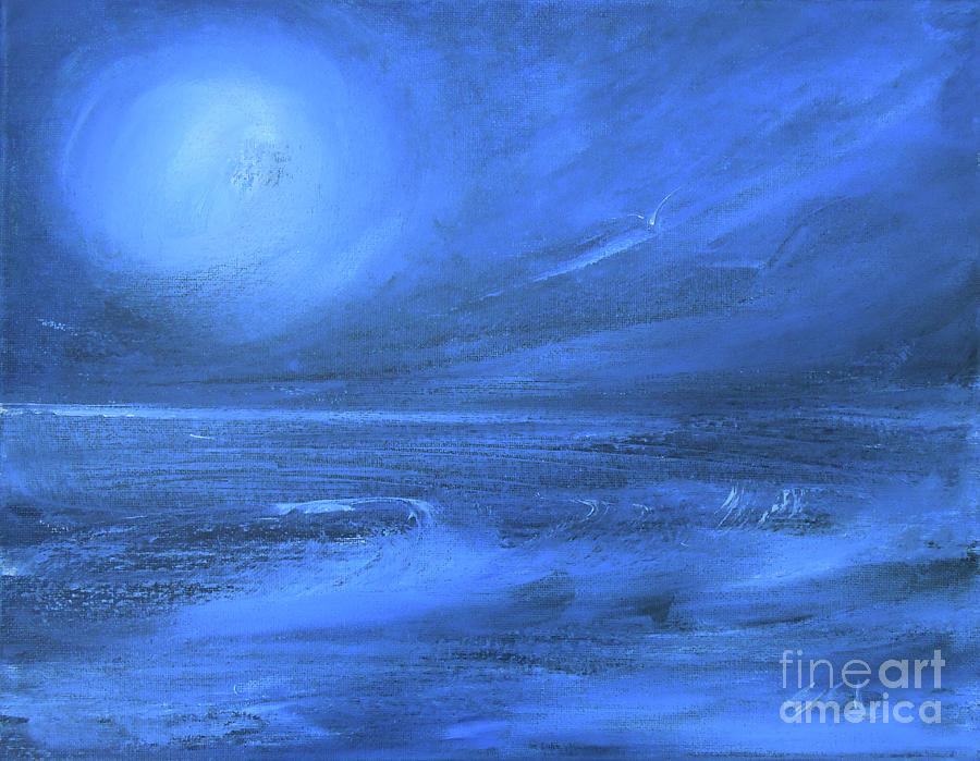 Lunar Effect Painting by Jane See