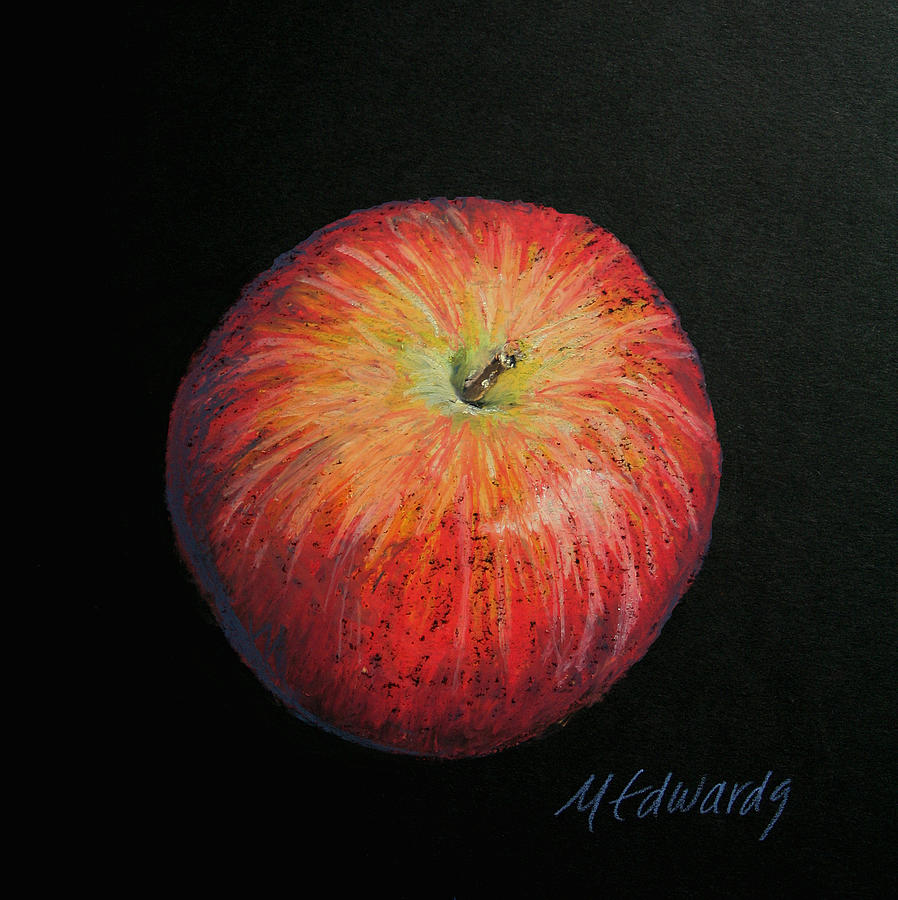 Lunch Apple Painting by Marna Edwards Flavell