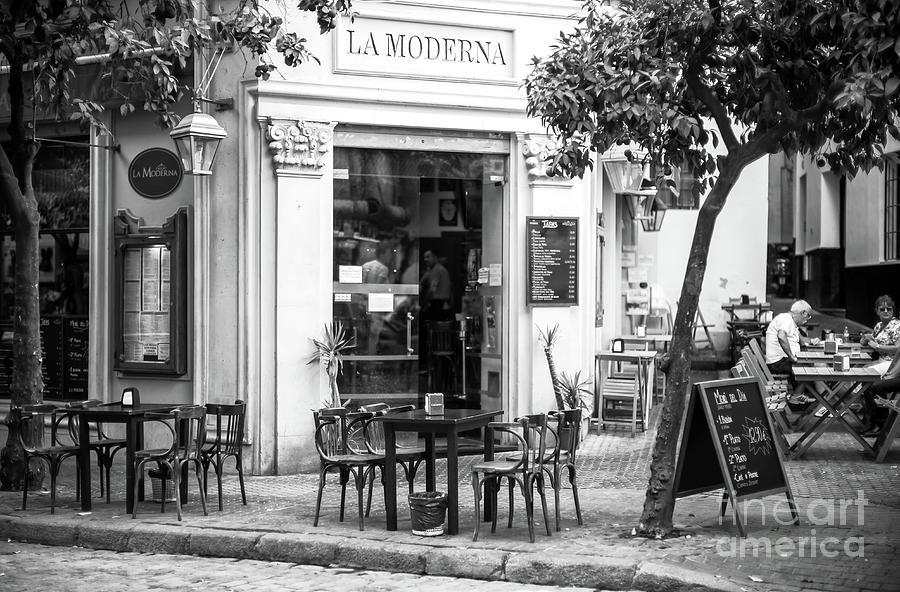 Lunch at La Moderna in Seville Photograph by John Rizzuto