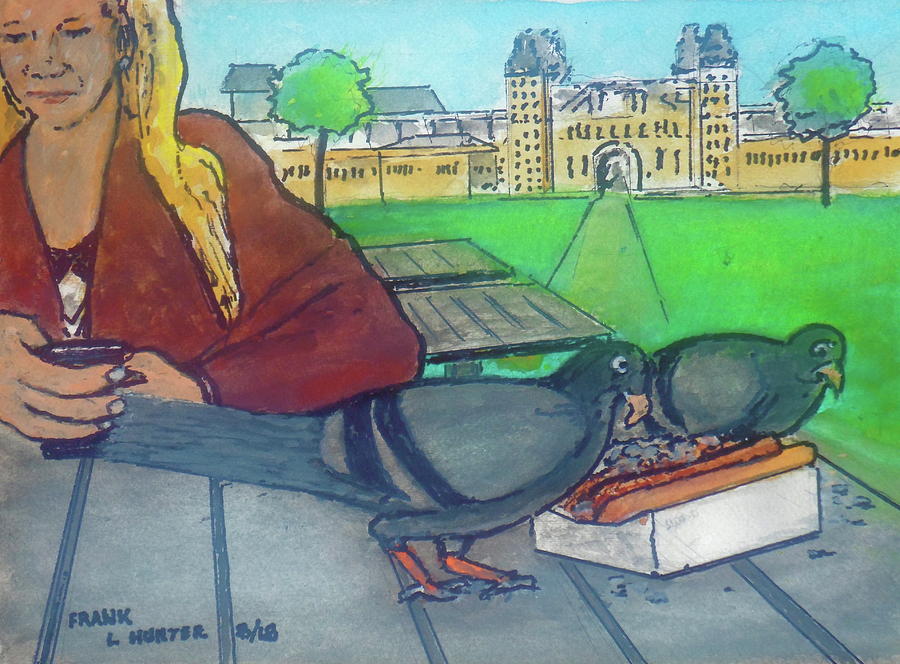 lunch for the birds in Amsterdam by Frank Hunter lunch for the birds in Amsterdam by Frank Hunter