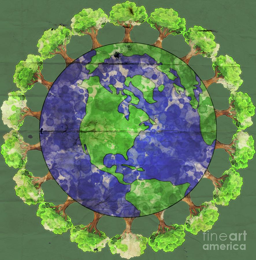 Lungs of the Earth Digital Art by Esoterica Art Agency