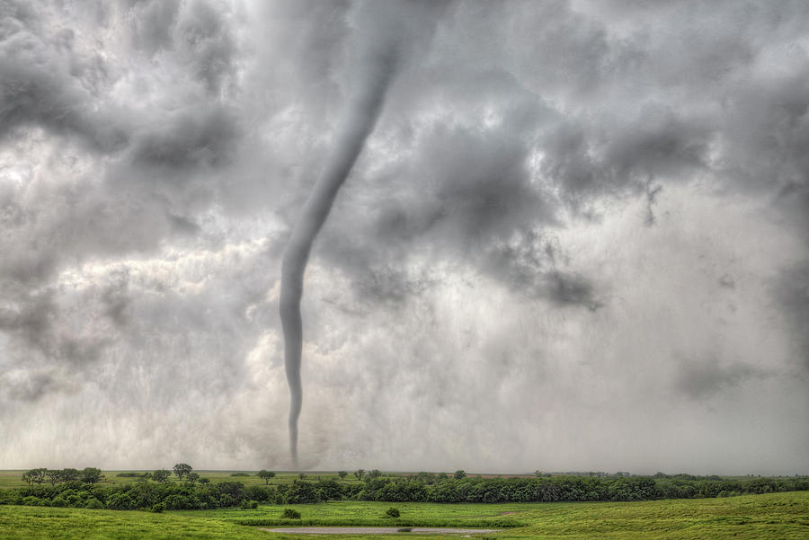 Nature Photograph - Luray Kansas Tornado by Douglas Berry