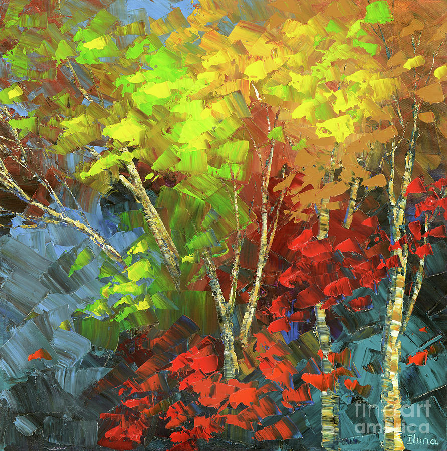 Fall Painting - Lure of Laughter by Tatiana Iliina