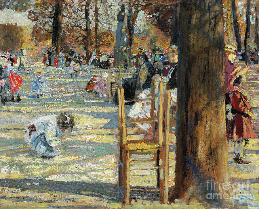 Luxembourg Gardens In Spring by Heritage Images