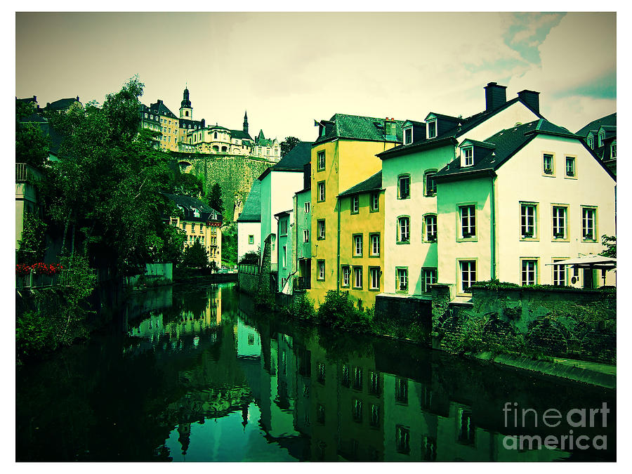 Luxemburg Photograph - Luxembourg Grund by Jurgen Huibers Luxemburg Photograph - Luxembourg Grund by Jurgen Huibers