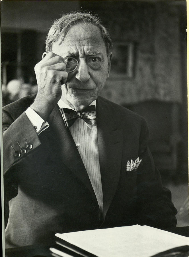 Luxembourgish-American Inventor And Publisher Hugo Gernsback Photograph by Alfred Eisenstaedt