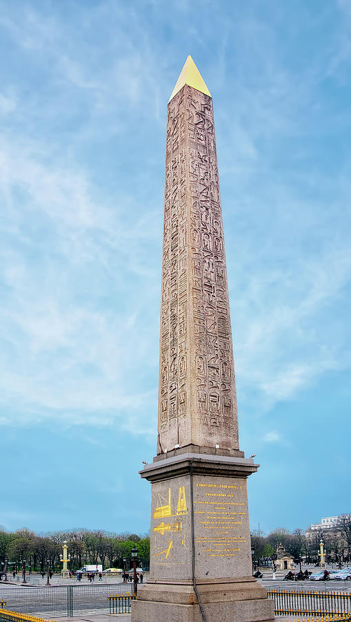 Paris Photograph - Luxor Obelisk On Place De La Concorde by Cora Niele