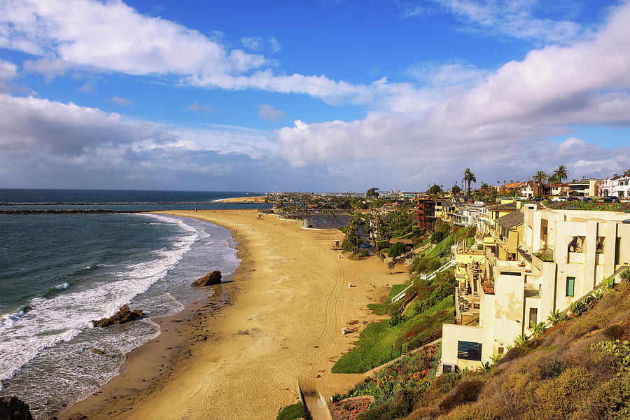 Luxury homes above Corona Del Mar State Beach n California Photograph ...