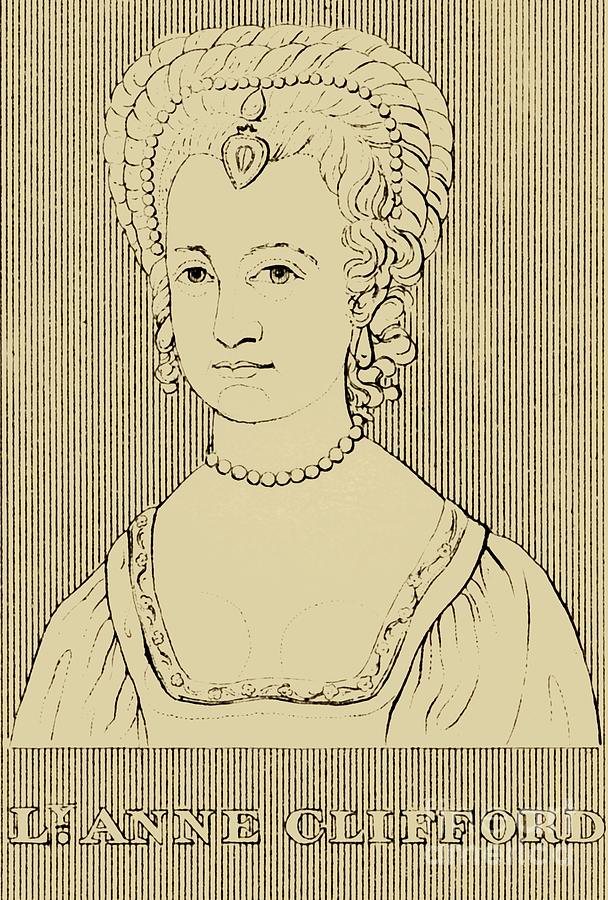 Ly. Anne Clifford Drawing by Print Collector