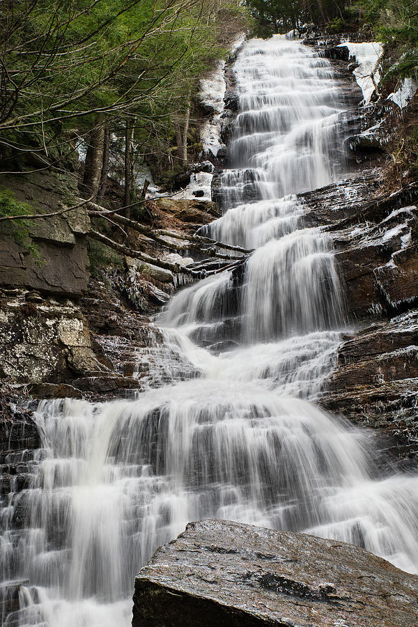 Lye Brook Falls Photograph by Brenda Petrella Photography Llc - Pixels