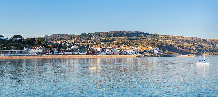 Lyme Regis from the Cobb,  Dorset, UK Photograph by Maggie Mccall