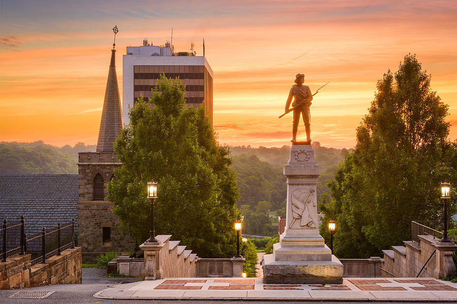 Lynchburg, Virginia, Usa Cityscape Photograph by Sean Pavone - Fine Art ...