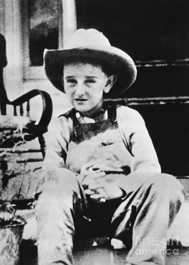 Lyndon B Johnson At Six Years Old Photograph by Bettmann