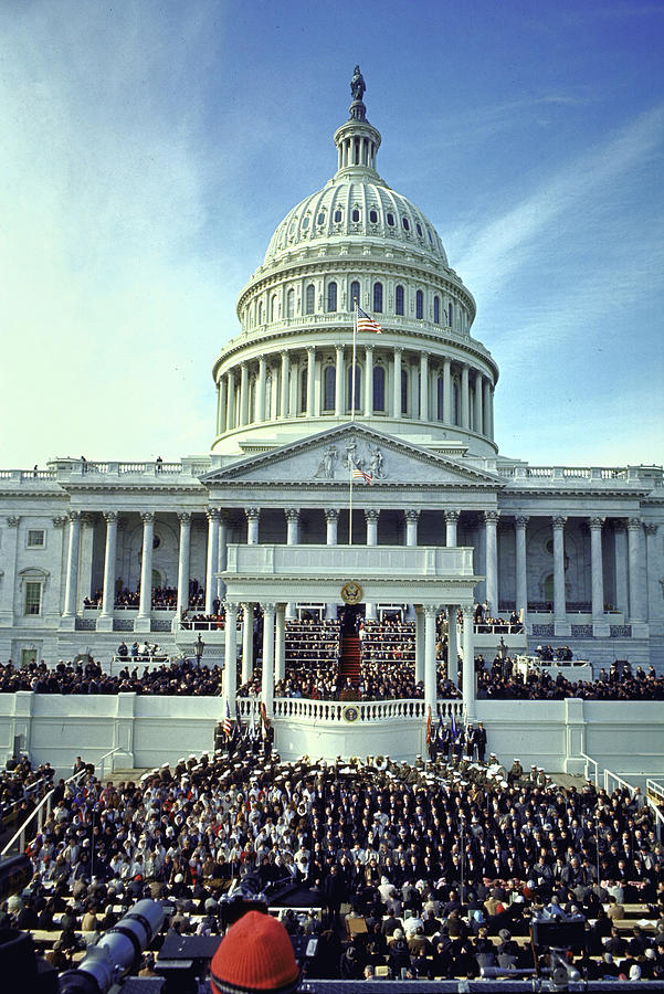 Lyndon Johnson Photograph - Lyndon B. Johnson Inauguration by John Dominis