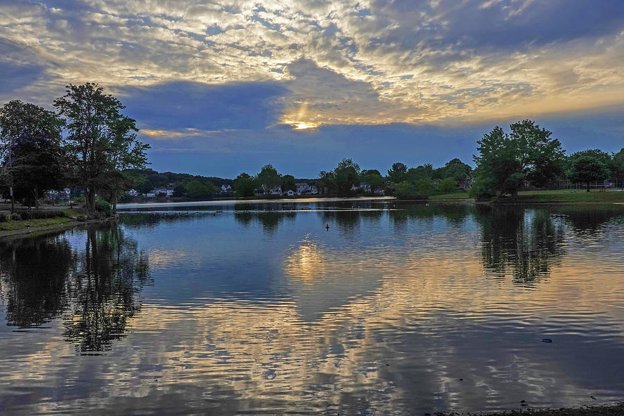 Lynn MA Flax Pond Sunrise Photograph by Toby McGuire