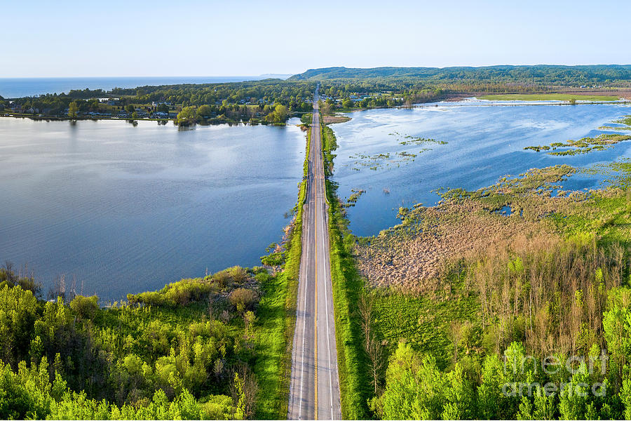 Arcadia Photograph - M-22 From Above by Twenty Two North Photography Arcadia Photograph - M-22 From Above by Twenty Two North Photography