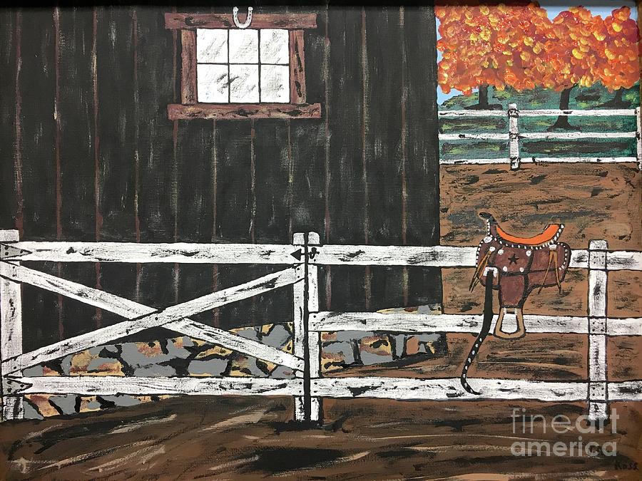 Fall Painting - M T Saddle  by Jeffrey Koss