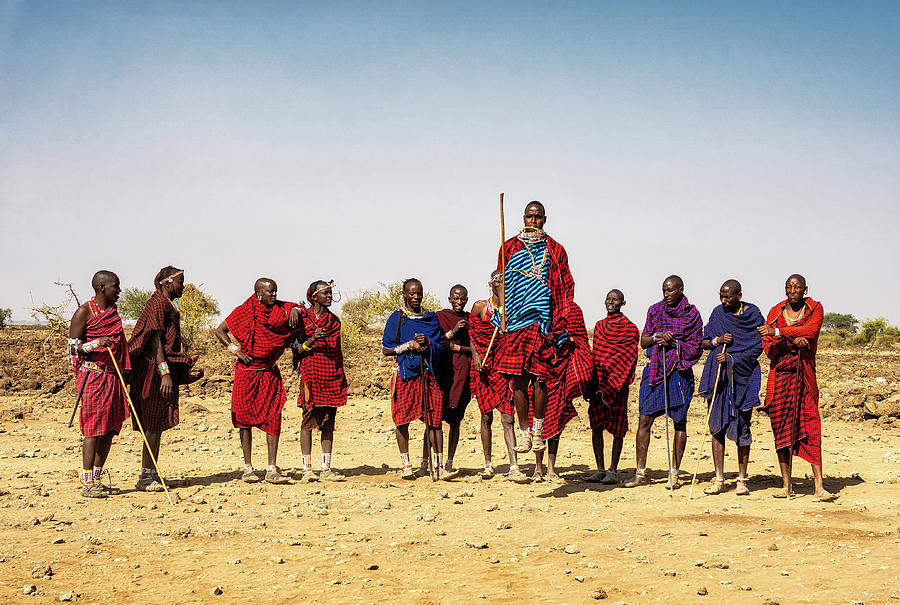 Maasai Greeting Photograph by Roni Chastain