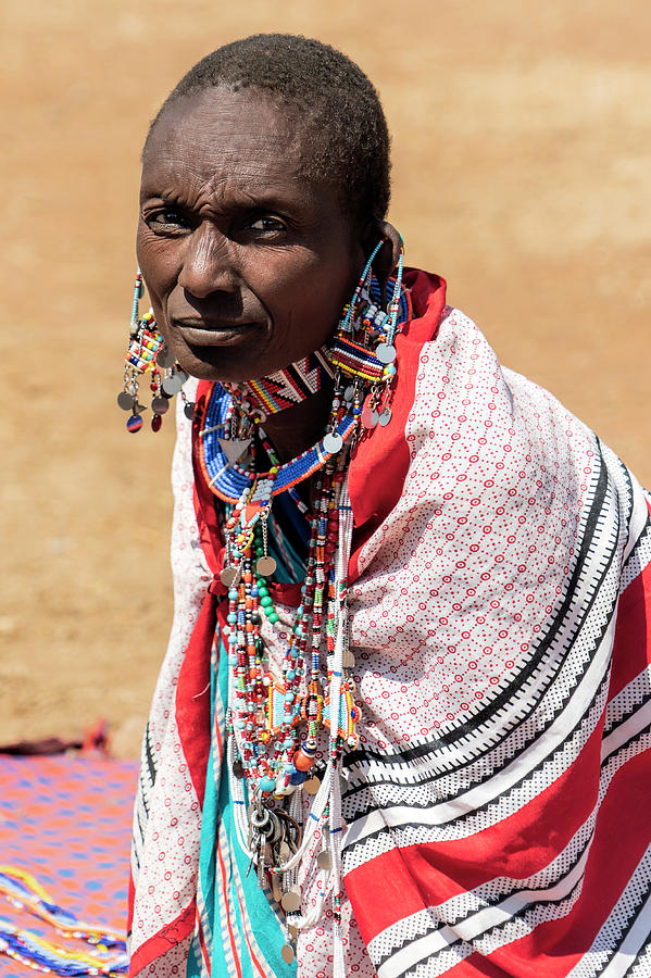 Maasai Woman 3 Photograph by Betty Eich