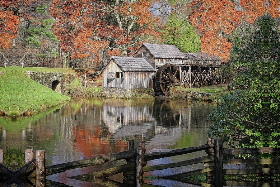 Mabry Mill On the Blue Ridge Parkway Photograph by Ronald Lutz