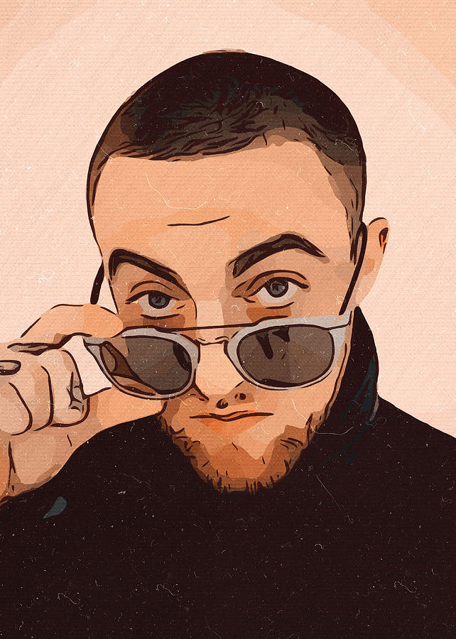 Mac Miller Art - Mac Miller Art Prints | Society6 : Come talk to me