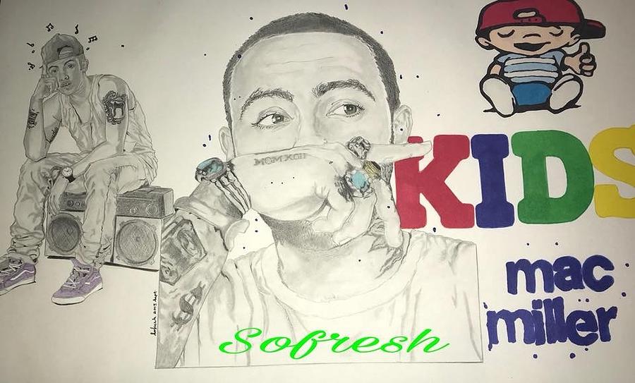 Artwork Mac Miller Cartoon Drawing - Things Artwork Paradise