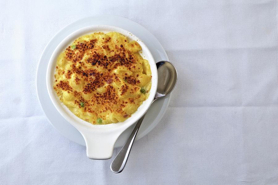 Macaroni And Cheese With Breadcrumbs, Parmesan And Cheddar Cheese Photograph by Andre Baranowski