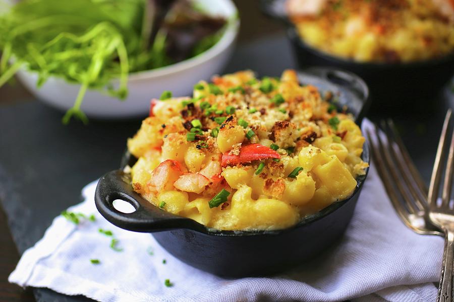 Macaroni And Cheese With Lobster Photograph by Emily Clifton