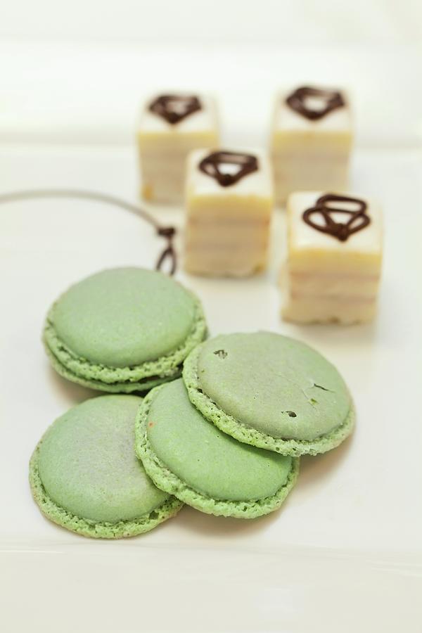Macaroons And Petit Fours Photograph by Amy Kalyn Sims