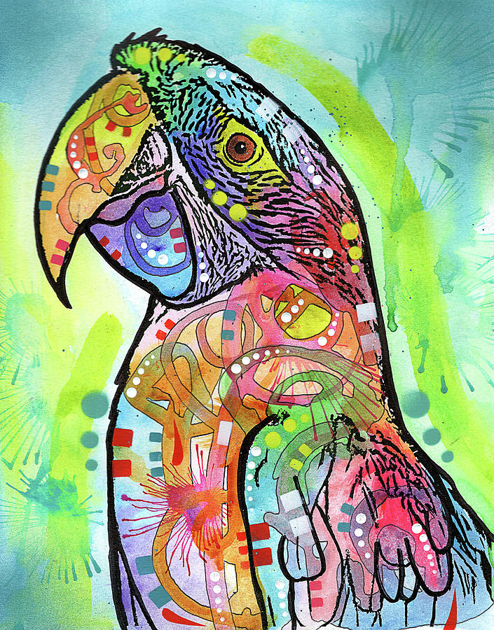 Macaw Mixed Media - Macaw by Dean Russo