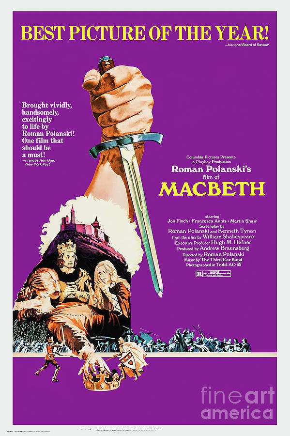 Macbeth 1971  Mixed Media by KulturArts Studio